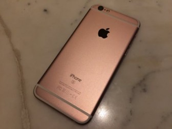 シャッター音の鳴らないSIMフリー香港版iPhone6sローズゴールド